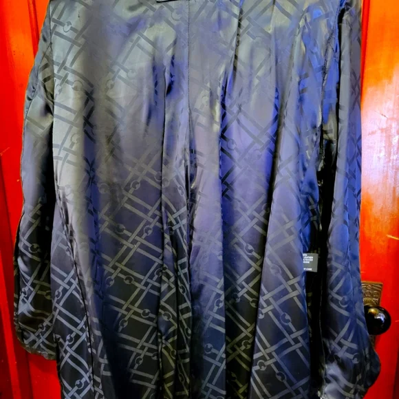 🦋Vintage Black Leather Swing Jacket 🦋Jones New York  1X Plus Womans - Picture 8 of 14